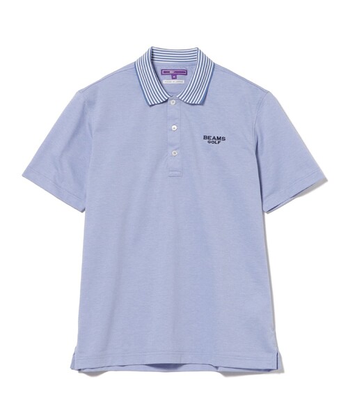 BEAMS GOLF(ビームスゴルフ)の「PURPLE LABEL / 衿裏ロゴ ポロシャツ(ポロシャツ・メンズ・ホワイト/ブルー/グレー・XL/L/M/S)」の7枚目の写真