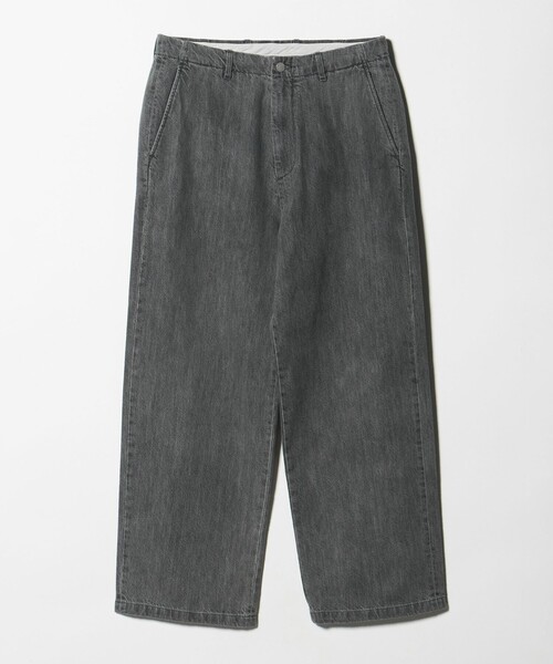 green label relaxing（グリーンレーベルリラクシング）の「ウォッシュド ワイド デニムパンツ（デニムパンツ・メンズ・ネイビー/グレー/ホワイト・M/XL/S/L）」の8枚目の写真