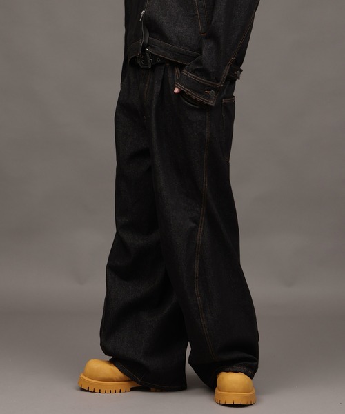 SEQUENZ/シークエンズ】TWIST CURVE DENIM PANTS（デニムパンツ