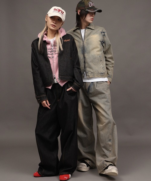 SEQUENZ(シークエンズ)の「【SEQUENZ/シークエンズ】TWIST CURVE DENIM PANTS(デニムパンツ・メンズ・ブラック/ライトインディゴブルー・S/M/L)」の14枚目の写真