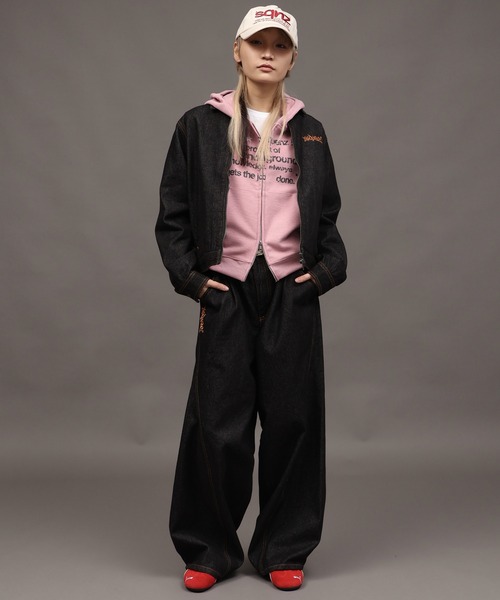 SEQUENZ(シークエンズ)の「【SEQUENZ/シークエンズ】TWIST CURVE DENIM PANTS(デニムパンツ・メンズ・ブラック/ライトインディゴブルー・S/M/L)」の10枚目の写真