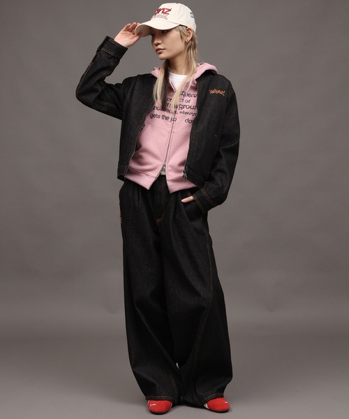 SEQUENZ(シークエンズ)の「【SEQUENZ/シークエンズ】TWIST CURVE DENIM PANTS(デニムパンツ・メンズ・ブラック/ライトインディゴブルー・S/M/L)」の12枚目の写真