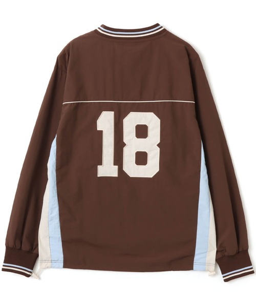 PUMA(プーマ)の「PUMA PUMA X ATMOS PINK WOVEN PULLOVER / プーマ プーマ x アトモスピンク ウーブン プルオーバー【SP】(Tシャツ/カットソー・レディース・ブラウン・S/M/L)」の6枚目の写真