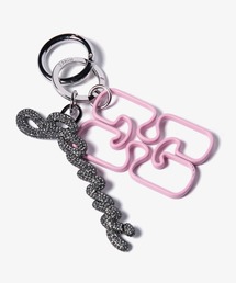 GANNI（ガニー）の「GANNI Ganni Strass Signature Keyring ガニー キーケース/キーアクセサリー（キーケース/キーアクセサリー）」
