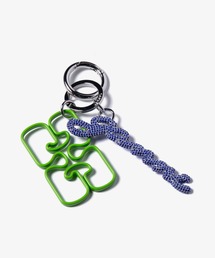 GANNI（ガニー）の「GANNI Ganni Strass Signature Keyring ガニー キーケース/キーアクセサリー（キーケース/キーアクセサリー）」