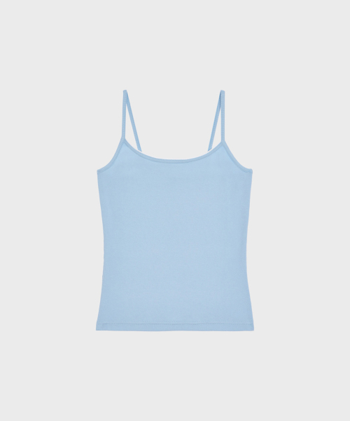 ALKI ALKA（アルキアルカ）の「Lace Trim Sleeveless (Blue)（Tシャツ/カットソー・レディース・ブルー・FREE）」の2枚目の写真