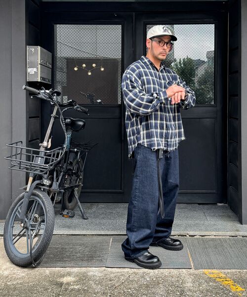 PORTABLE SOCIETY CLUB(ピーエスシー)の「スタンダードワイドストレートセルビッジデニムパンツ_ブルー(デニムパンツ・メンズ・その他・X-LARGE/SMALL/MEDIUM/LARGE)」の12枚目の写真
