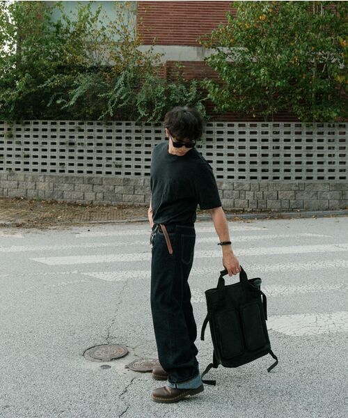 PORTABLE SOCIETY CLUB(ピーエスシー)の「スタンダードワイドストレートセルビッジデニムパンツ_ブルー(デニムパンツ・メンズ・その他・X-LARGE/SMALL/MEDIUM/LARGE)」の2枚目の写真