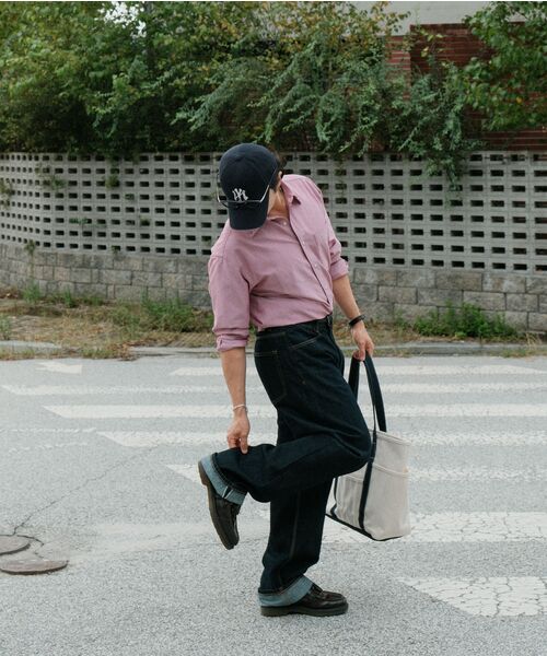 PORTABLE SOCIETY CLUB(ピーエスシー)の「スタンダードワイドストレートセルビッジデニムパンツ_ブルー(デニムパンツ・メンズ・その他・X-LARGE/SMALL/MEDIUM/LARGE)」の3枚目の写真