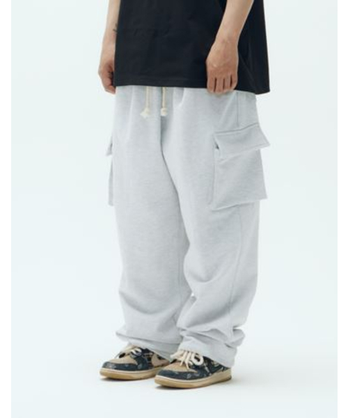 FEELENUFF（フィルイナフ）の「[PRIMATE x FEELENUFF] ROPE CARGO SWEATPANTS ASHGRAY（スウェットパンツ・メンズ・その他・LARGE/X-LARGE）」の3枚目の写真