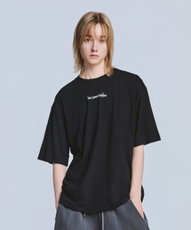ベーシックロゴ半袖Tシャツ - ブラック