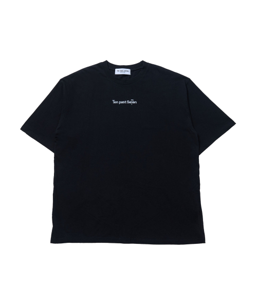 TEN PAST SEVEN(テン ファスト セブン)の「ベーシックロゴ半袖Tシャツ - ブラック(Tシャツ/カットソー・メンズ・その他・SMALL/MEDIUM/LARGE)」の3枚目の写真
