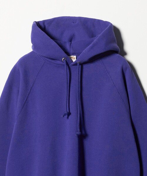 BEAUTY&YOUTH UNITED ARROWS（ビューティーアンドユースユナイテッドアローズ）の「12oz ヘビーウェイト  スウェット パーカ（パーカー・メンズ・パープル/ホワイト・XL/L/M/S）」の4枚目の写真