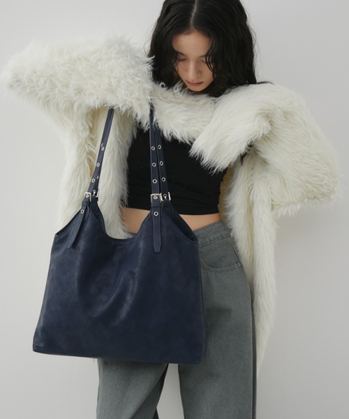 Aunt Marie's（アントマリーズ）の「ハトメストラップトートバッグ（トートバッグ・レディース・レッド/ブラック/ネイビー・FREE）」の20枚目の写真