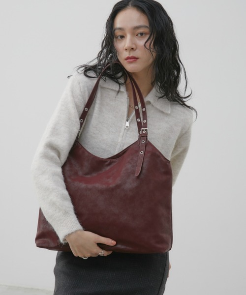 ハトメストラップトートバッグ（トートバッグ）｜Aunt Marie's（アント