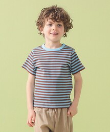 こども ビームス | テレコ ボーダー ショートスリーブ Tシャツ 2026SS（90～140cm）(Tシャツ/カットソー)