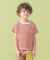 こども ビームス | テレコ ボーダー ショートスリーブ Tシャツ 2026SS（90～140cm）(Tシャツ/カットソー)