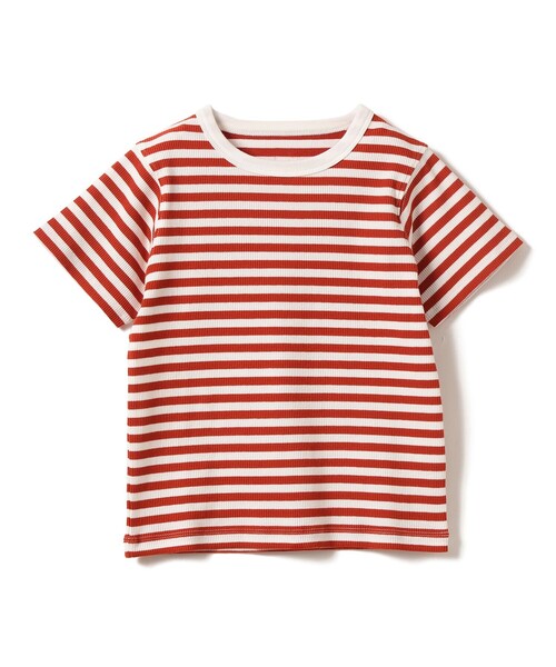 こども ビームス（コドモビームス）の「テレコ ボーダー ショートスリーブ Tシャツ 2026SS（90～140cm）（Tシャツ/カットソー・キッズ・イエロー/サックスブルー/レッド系その他7・140/130/120/110/100/90）」の16枚目の写真