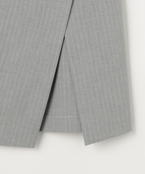 NOLLEY’S Sophi(ノーリーズソフィ)の「ウォッシャブルストライプドレープタイトスカート(スカート・レディース・ブルー系その他6/ブラック系その他・38/36)」の13枚目の写真