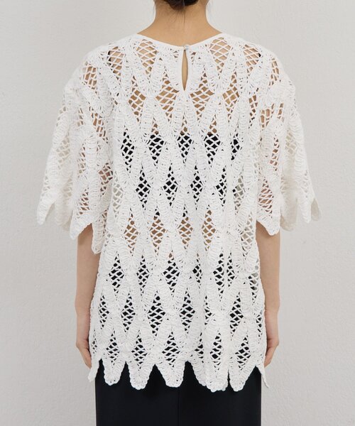 GALLARDAGALANTE(ガリャルダガランテ)の「【2026SS Debut】【Dhritië】【手洗い可】レースプルオーバー(シャツ/ブラウス・レディース・オフホワイト/ブラック・FREE)」の17枚目の写真