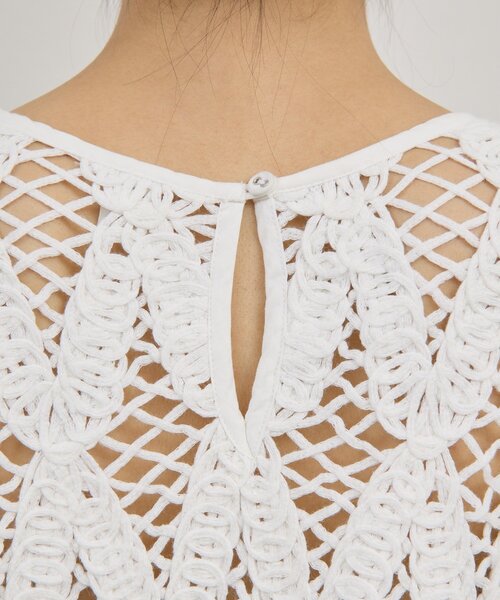 GALLARDAGALANTE(ガリャルダガランテ)の「【2026SS Debut】【Dhritië】【手洗い可】レースプルオーバー(シャツ/ブラウス・レディース・オフホワイト/ブラック・FREE)」の19枚目の写真