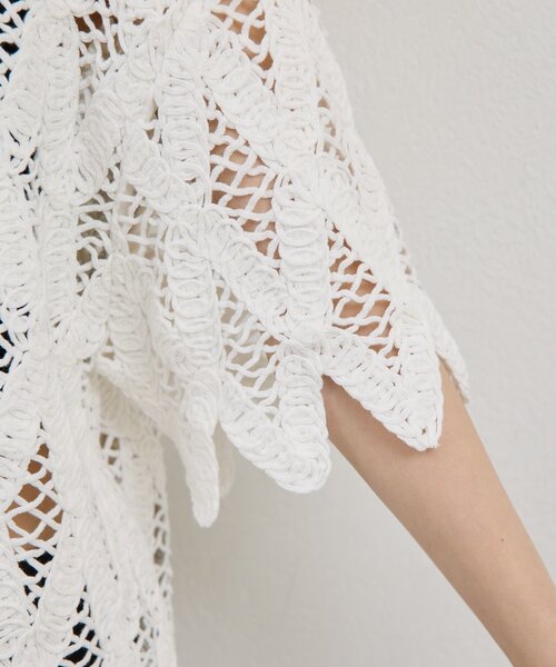 GALLARDAGALANTE(ガリャルダガランテ)の「【2026SS Debut】【Dhritië】【手洗い可】レースプルオーバー(シャツ/ブラウス・レディース・オフホワイト/ブラック・FREE)」の20枚目の写真