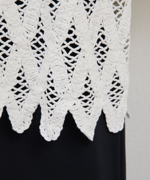 GALLARDAGALANTE(ガリャルダガランテ)の「【2026SS Debut】【Dhritië】【手洗い可】レースプルオーバー(シャツ/ブラウス・レディース・オフホワイト/ブラック・FREE)」の21枚目の写真