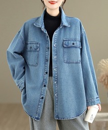 デニム ワンピース ジャケット/アウター」に該当するファッション通販