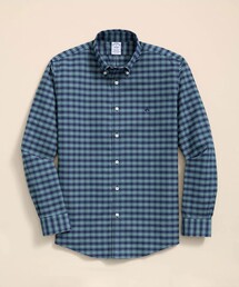 ストレッチオックスフォード GFロゴ シーズナルパターン カジュアルシャツ Regular Fit