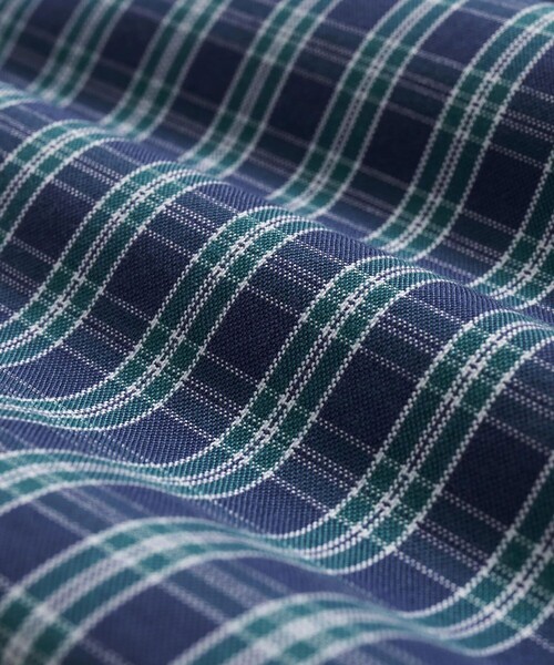 BROOKS BROTHERS(ブルックスブラザーズ)の「ストレッチオックスフォード GFロゴ シーズナルパターン カジュアルシャツ Regular Fit(シャツ/ブラウス・メンズ・ダークブルー/ブルー系その他2・LARGE/MEDIUM/SMALL/X-LARGE/X-SMALL)」の4枚目の写真