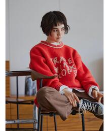 SM2 | ループロゴニットプルオーバー(ニット/セーター)