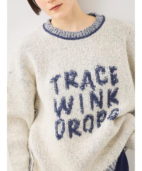 SM2（エスエムツー）の「ループロゴニットプルオーバー（ニット/セーター・レディース・オレンジ/オフホワイト/グレー/ベージュ/パープル・F）」の22枚目の写真