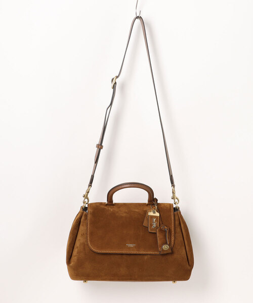 COACH（コーチ）の「スラウチー ローグ トップ ハンドル バッグ（ショルダーバッグ・レディース・ブラウン系その他・ONE）」の7枚目の写真