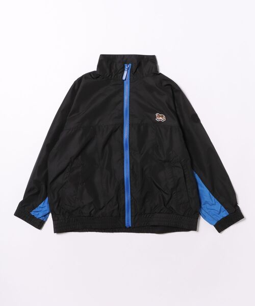 GROOVY COLORS(グルービーカラーズ)の「Recycled Polyester 2tone Zip Jacket(マウンテンパーカー・キッズ・ブラック/ベージュ・115/125)」の3枚目の写真