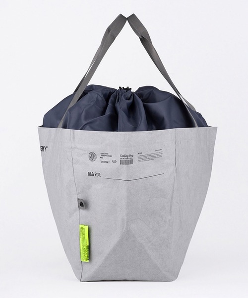 WEEKEND(ER)(ウィークエンダー)の「【WEEKEND(ER)/ウィークエンダー】COOLBAG/GROCERY/クールバッググロサリー/ユニセックス/【WEB限定】(バックパック/リュック・メンズ・ベージュ/グレー・フリー)」の8枚目の写真