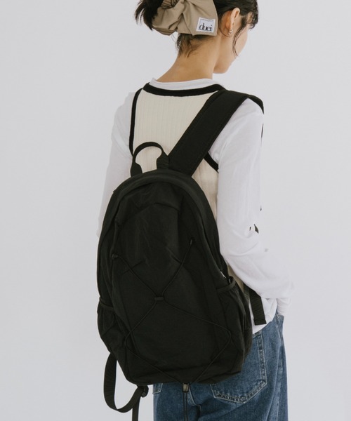 duei(デュイ)の「ベーシックバックパック(バックパック/リュック・レディース・ブラック/グレー・FREE)」の3枚目の写真