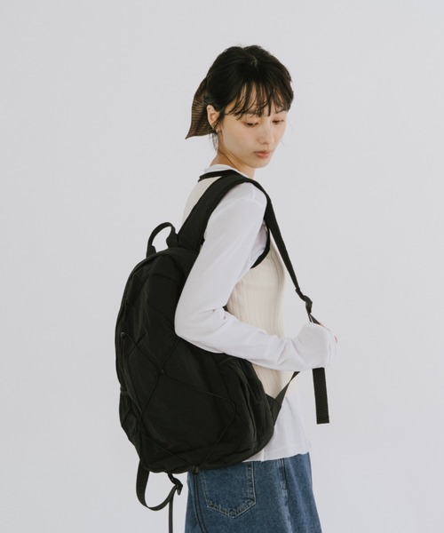duei(デュイ)の「ベーシックバックパック(バックパック/リュック・レディース・ブラック/グレー・FREE)」の4枚目の写真
