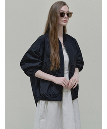 AVANT-G（アバン）の「Nylon Oversized Jumper - black（ナイロンジャケット）」