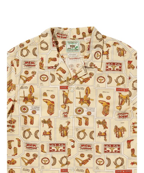 Levi's(リーバイス)の「Levi's/リーバイス サンセットキャンプシャツ スタンダードフィット(シャツ/ブラウス・メンズ・ベージュ・XL/L/M/S)」の3枚目の写真