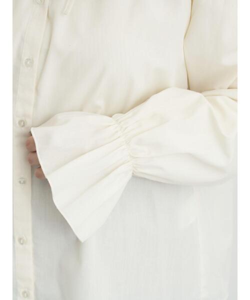 Samansa Mos2(サマンサ モスモス)の「フリル襟ブラウス(シャツ/ブラウス・レディース・キナリ/サックスブルー/ブラック・F)」の15枚目の写真