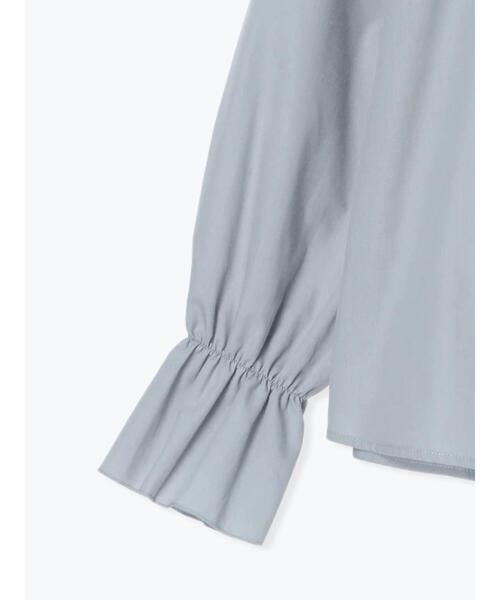 Samansa Mos2(サマンサ モスモス)の「フリル襟ブラウス(シャツ/ブラウス・レディース・キナリ/サックスブルー/ブラック・F)」の7枚目の写真