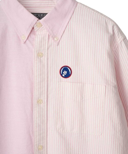 HYSTERIC GLAMOUR(ヒステリックグラマー)の「BAD ASS WHISKY ボタンダウンシャツ(シャツ/ブラウス・メンズ・ブルー系その他/ブラック系その他/ピンク系その他/ホワイト・X-LARGE/LARGE/MEDIUM/SMALL)」の13枚目の写真