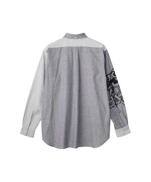 HYSTERIC GLAMOUR(ヒステリックグラマー)の「BAD ASS WHISKY ボタンダウンシャツ(シャツ/ブラウス・メンズ・ブルー系その他/ブラック系その他/ピンク系その他/ホワイト・X-LARGE/LARGE/MEDIUM/SMALL)」の10枚目の写真