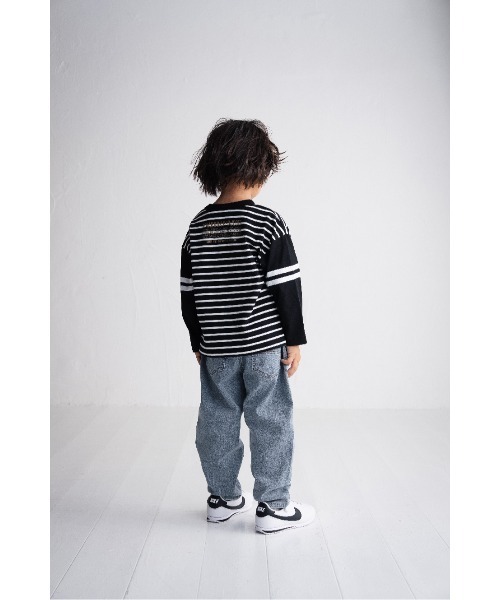 maarook(マルーク)の「接触冷感ハイブリーチデニムロングパンツ(デニムパンツ・キッズ・ネイビー/ブラック・140cm/150cm/160cm/170cm)」の19枚目の写真