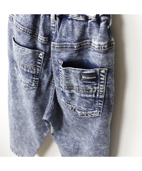 maarook(マルーク)の「接触冷感ハイブリーチデニムロングパンツ(デニムパンツ・キッズ・ネイビー/ブラック・140cm/150cm/160cm/170cm)」の11枚目の写真