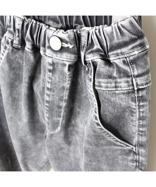 maarook(マルーク)の「接触冷感ハイブリーチデニムロングパンツ(デニムパンツ・キッズ・ネイビー/ブラック・140cm/150cm/160cm/170cm)」の14枚目の写真