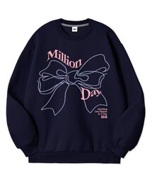 MILLION DAY（ミリオンデイ）の「MILLION GIFT 特殊両面スウェット（スウェット）」