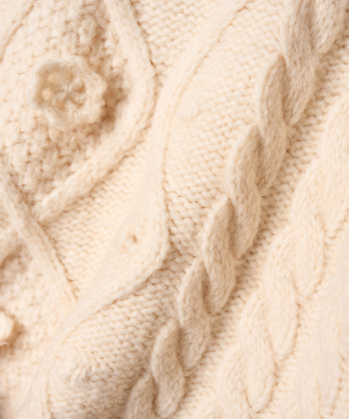 TTUDEMENT(トュードメント)の「CHUNKY CABLE KNIT IVORY(ニット/セーター・レディース・その他・FREE)」の8枚目の写真