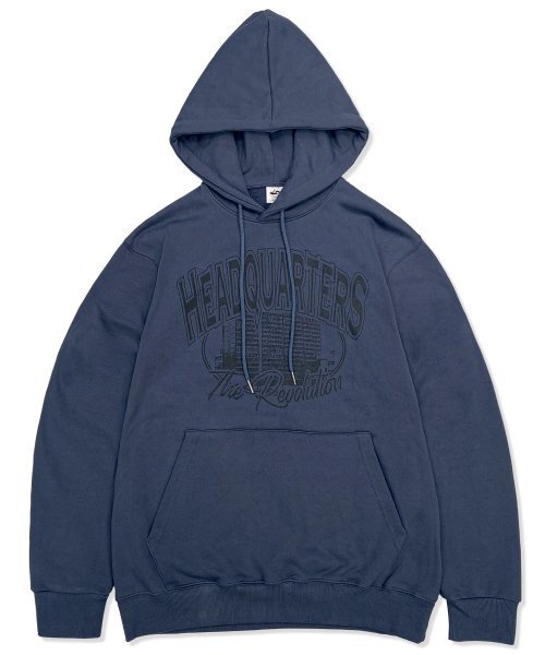 DEFYCLUBROBBERS(ディファイクラブロバース)の「(Heavy Cotton) Headquarters Navy(パーカー・レディース・その他・L/M)」の1枚目の写真