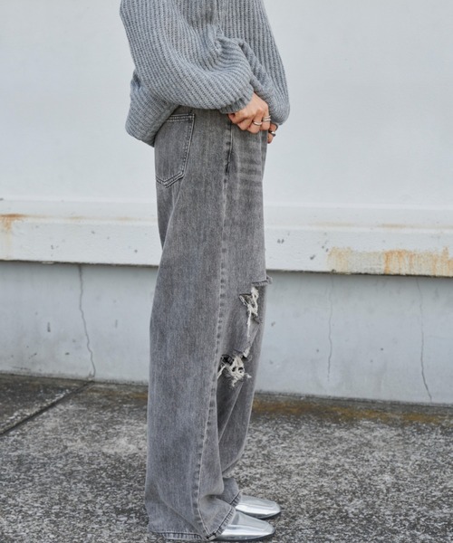 Auntie Rosa Holiday（アンティローザホリデー）の「デニムパンツ（デニムパンツ・レディース・ブルー・MEDIUM）」の4枚目の写真